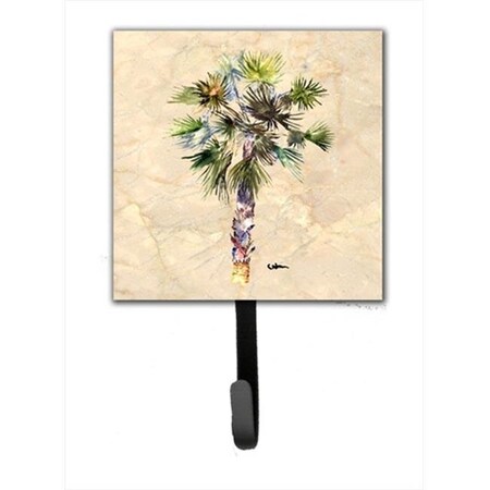 Carolines Treasures Carolines Treasures 8481SH4 Tree - Palm Tree Leash Holder Or Key Hook 8481SH4